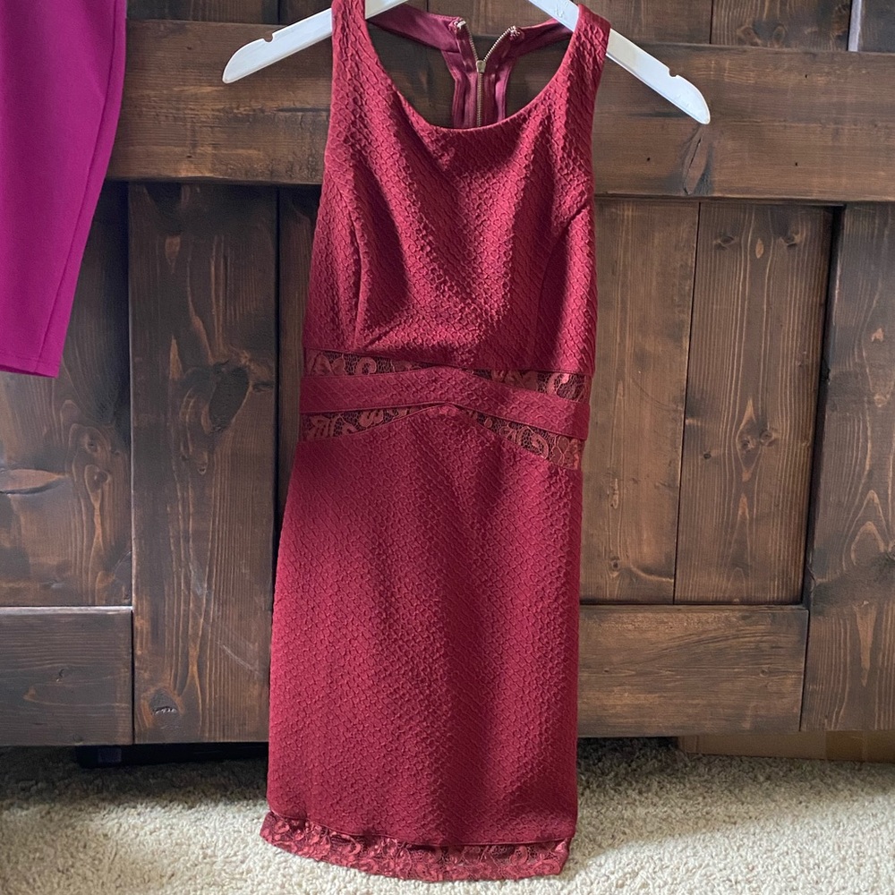 Maroon Lush dress